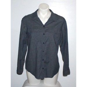 ANN TAYLOR LOFT PETITES Women's Blue Blouse Top Size MP